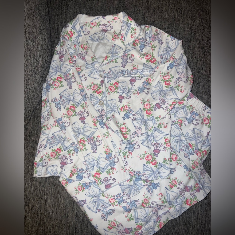 Love Shack Fancy x Roller Rabbit long sleeve pj set